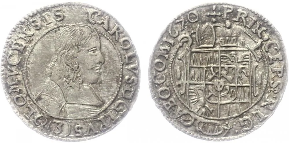 Olomouc - biskupství, Karel II. Liechtenstein, 1664 - 1695 — 1