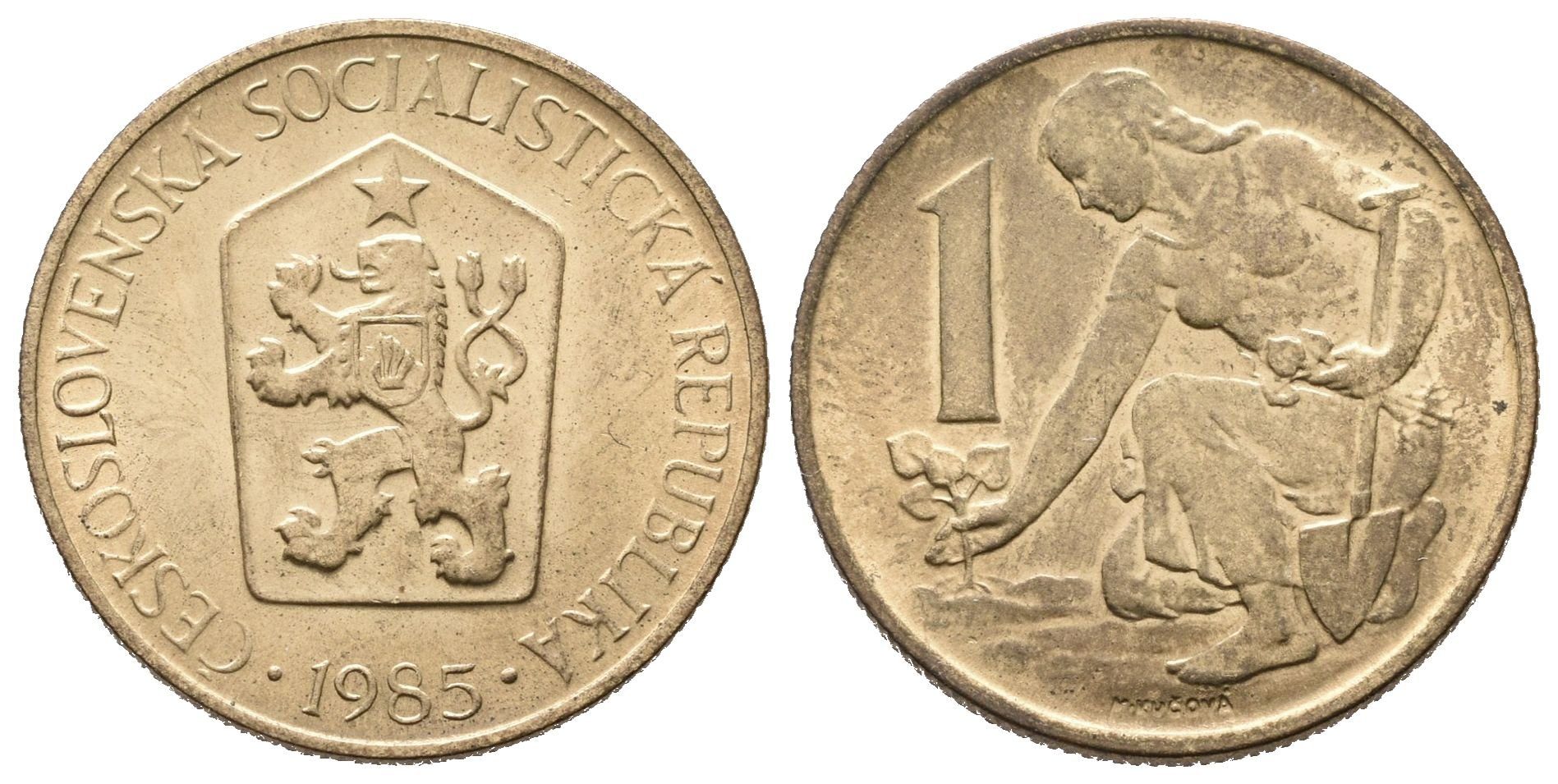 1 Koruna 1985