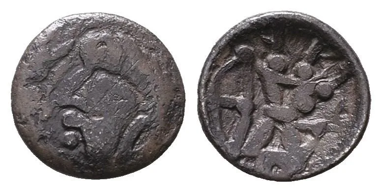 Sogdiana (Uzbekistán), anonymní ražby, 400 - 100 st. n. l. — 1