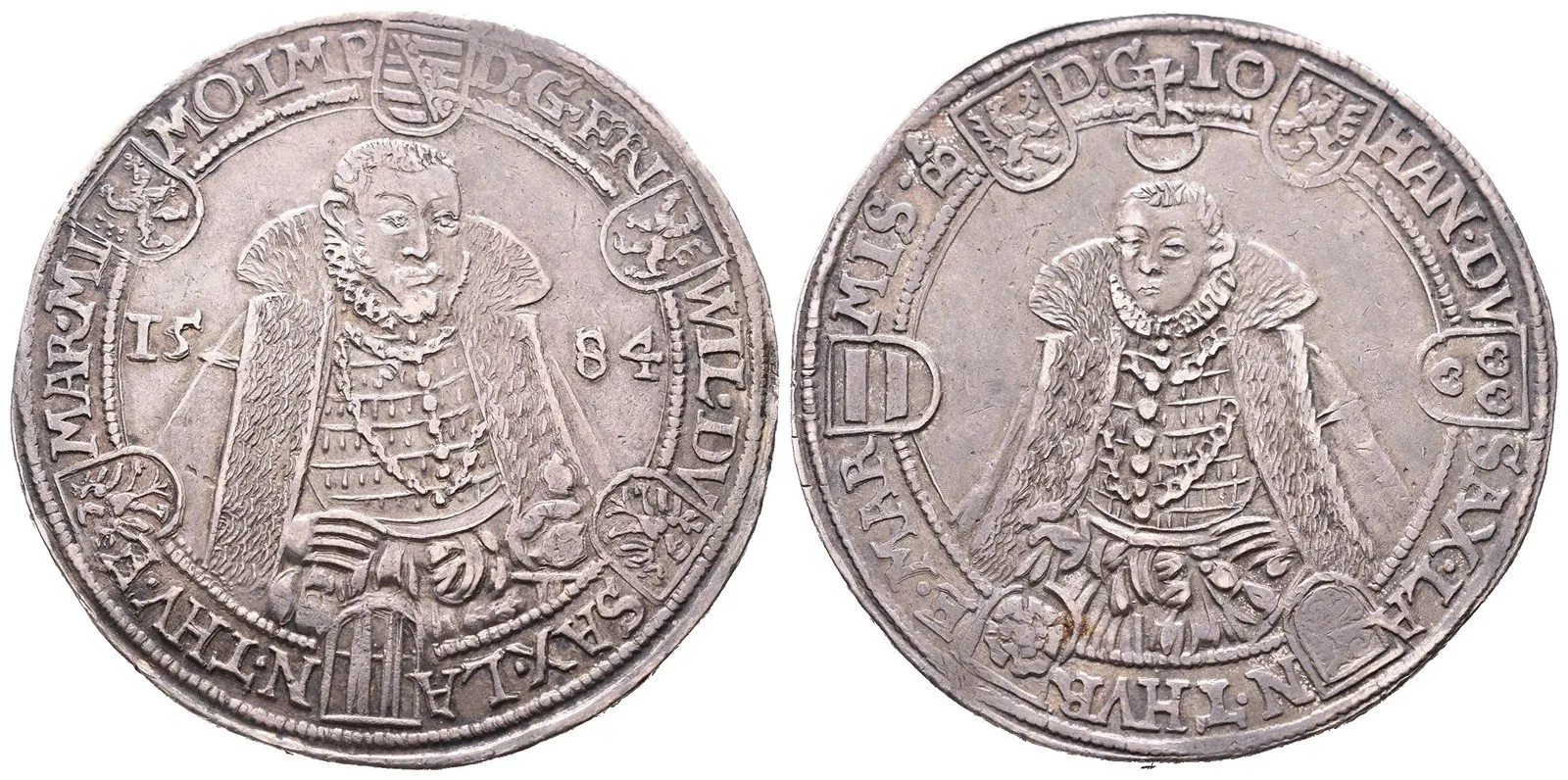 Sasko - Weimar, Friedrich Wilhelm I. a Johann III., 1573 - 1603 — 1