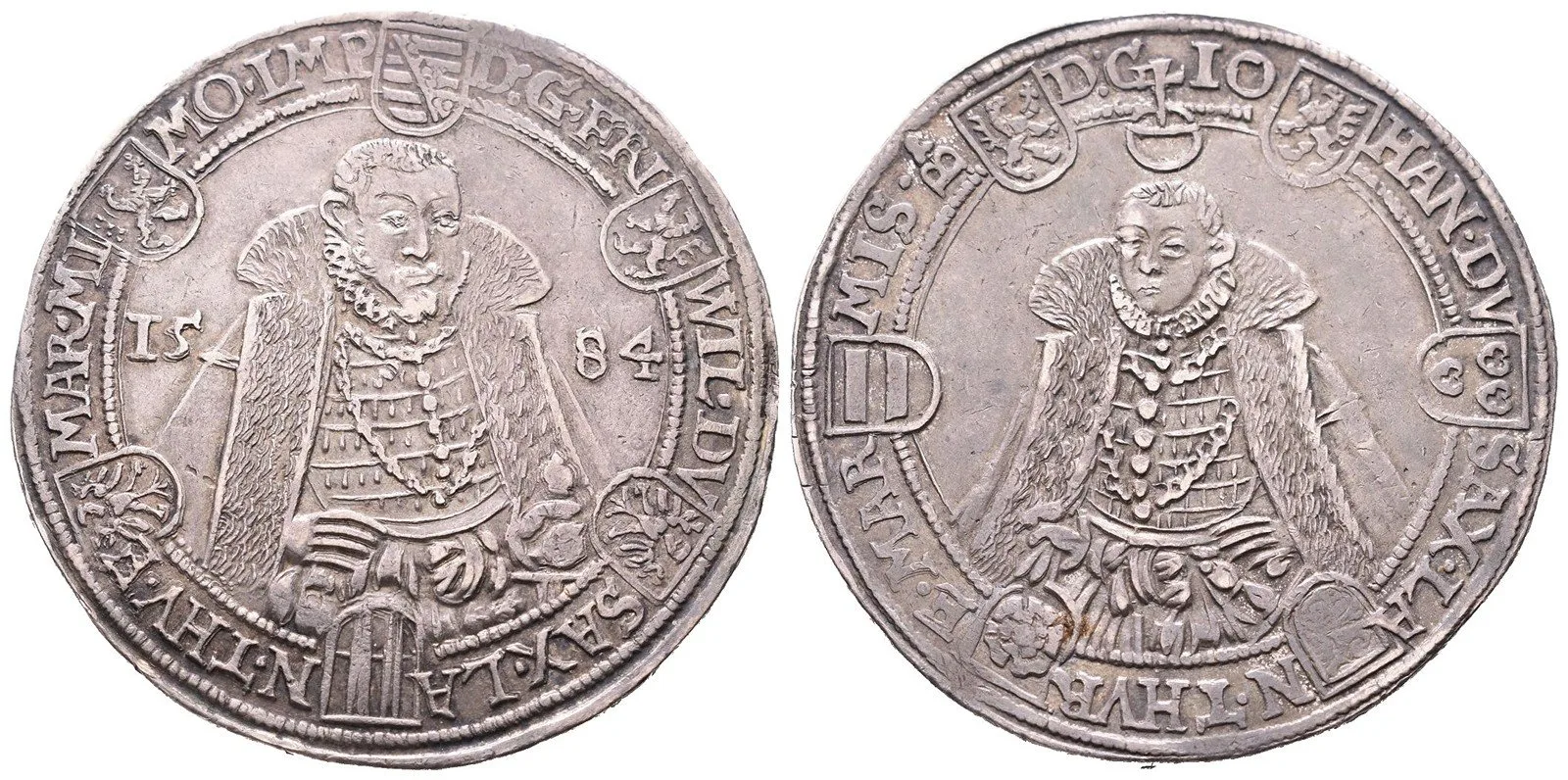 Sasko - Weimar, Friedrich Wilhelm I. a Johann III., 1573 - 1603 — 1