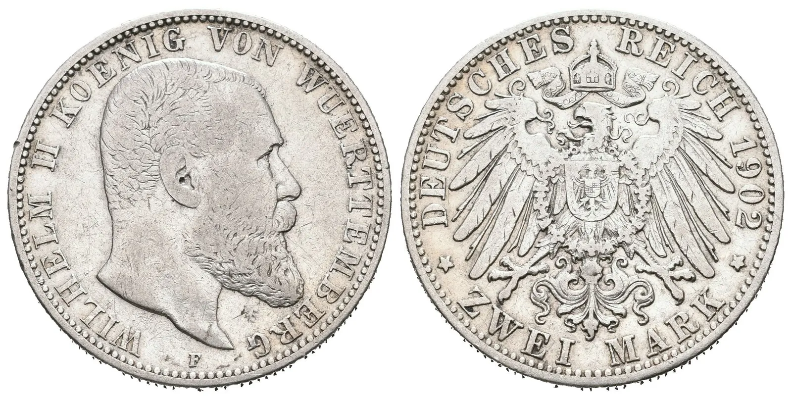 Württembersko, 2 Marka 1902