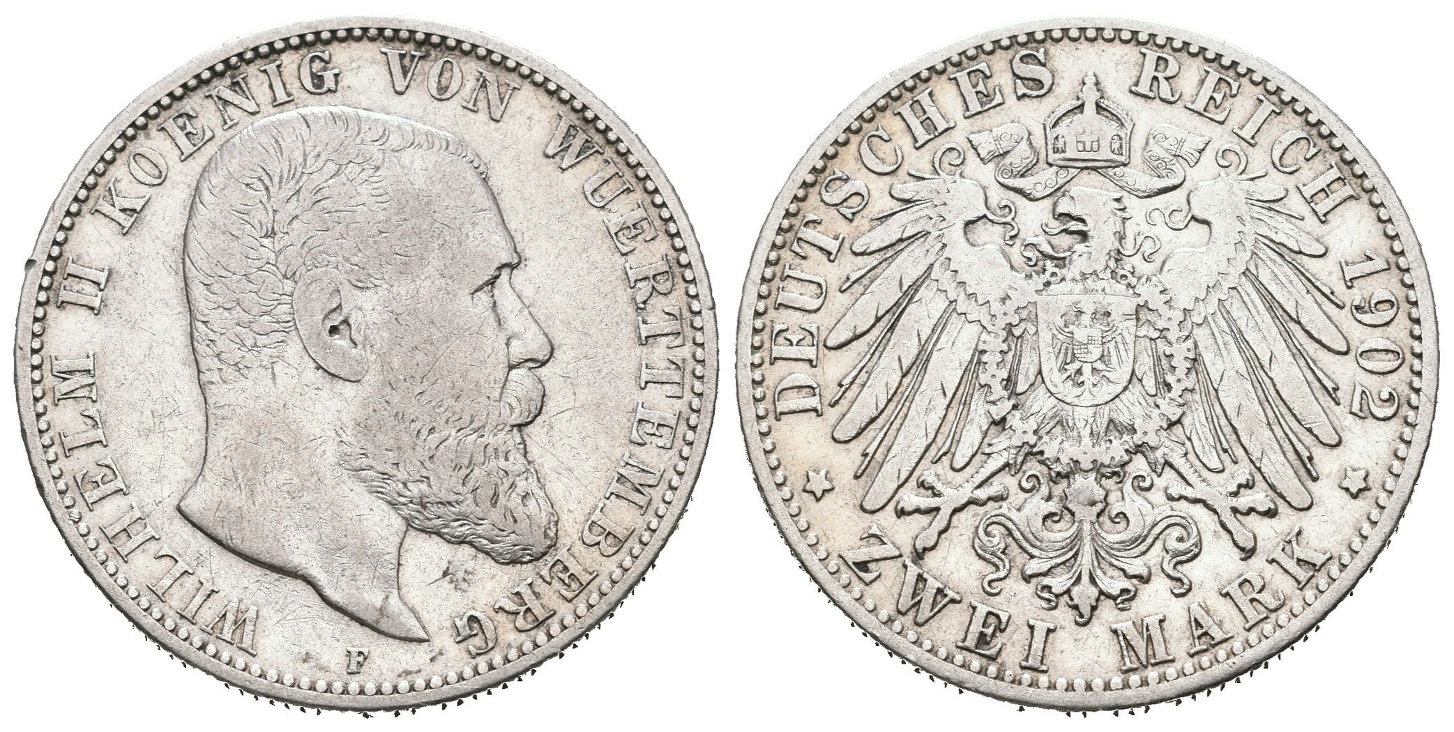 Württembersko, 2 Marka 1902