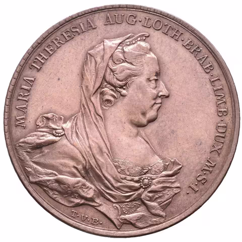 AE Medaile 1779 (Theodor van Berckel) - Na památku výstavby justičního paláce