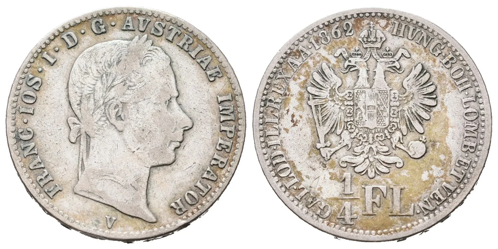 1/4 Zlatník 1862 V