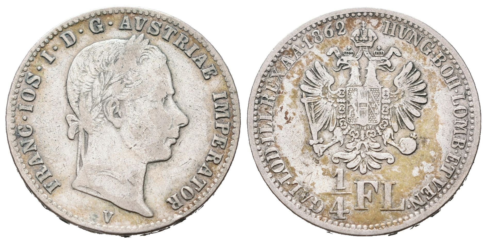 1/4 Zlatník 1862 V