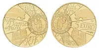 Francie, 5 Euro 2013 - Katedrála Notre Dame