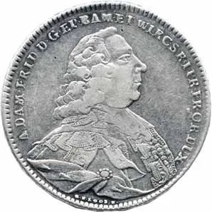 Würzburg - biskupství, Adam Friedrich von Seinsheim, 1755 - 1779 — 1