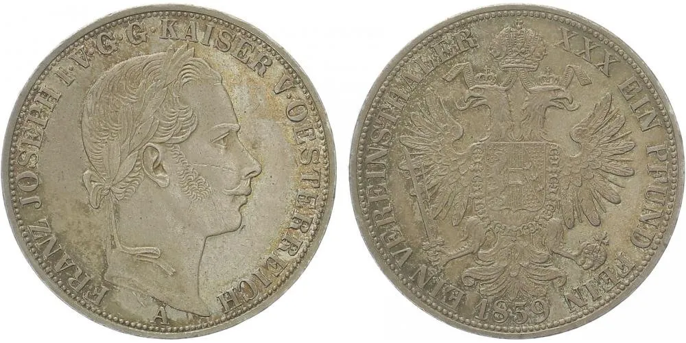 Rakouská a spolková měna, 1857 - 1892 — 1