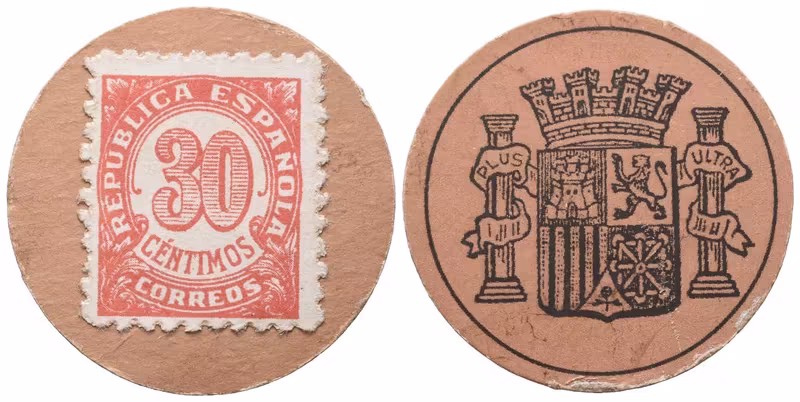 Španělsko, 30 Centimos (1938), P.96E