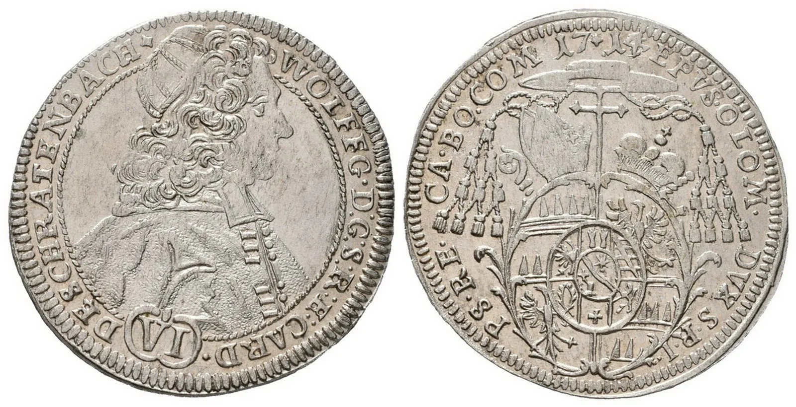 Olomouc - biskupství, Wolfgang von Schrattenbach, 1711 - 1738 — 1