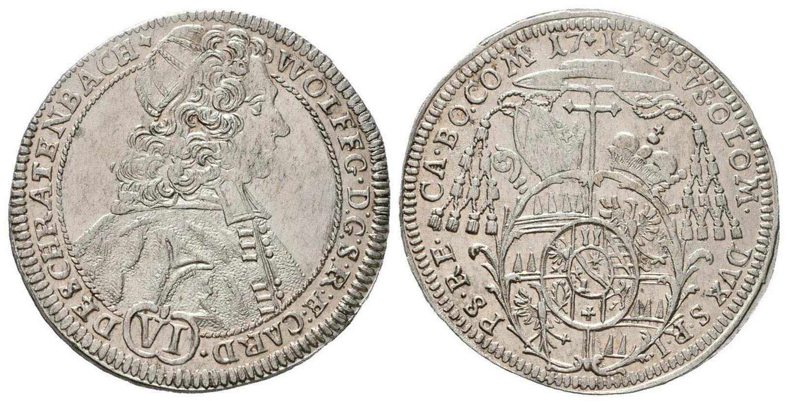Olomouc - biskupství, Wolfgang von Schrattenbach, 1711 - 1738 — 1