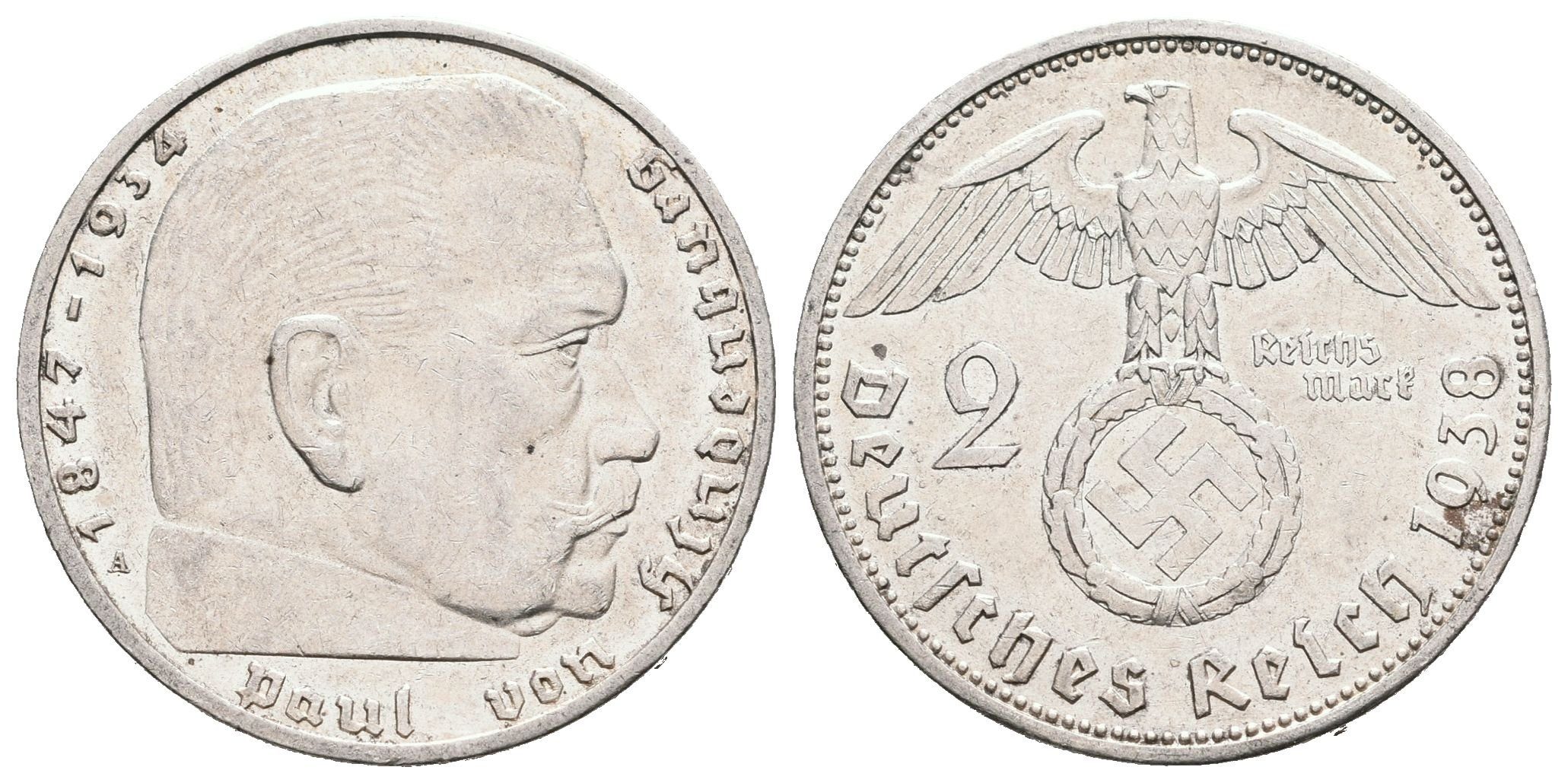 III. říše, 2 Marka 1938 A