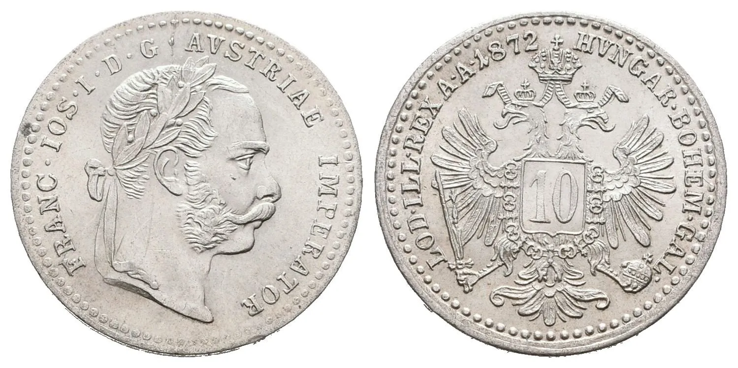 10 Krejcar 1872