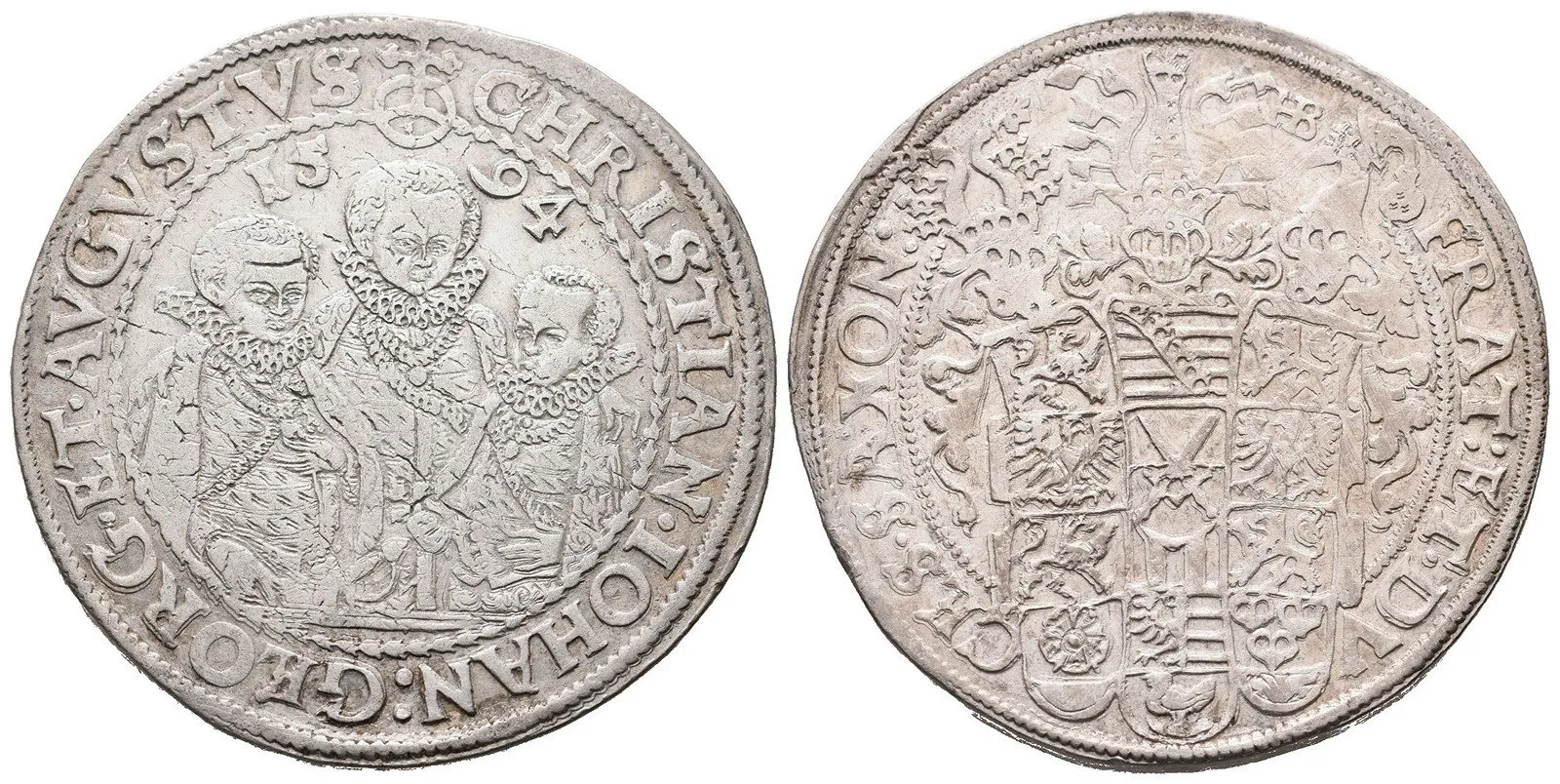 Sasko, Christian II., Johann Georg I. a August, 1591 - 1611 — 1