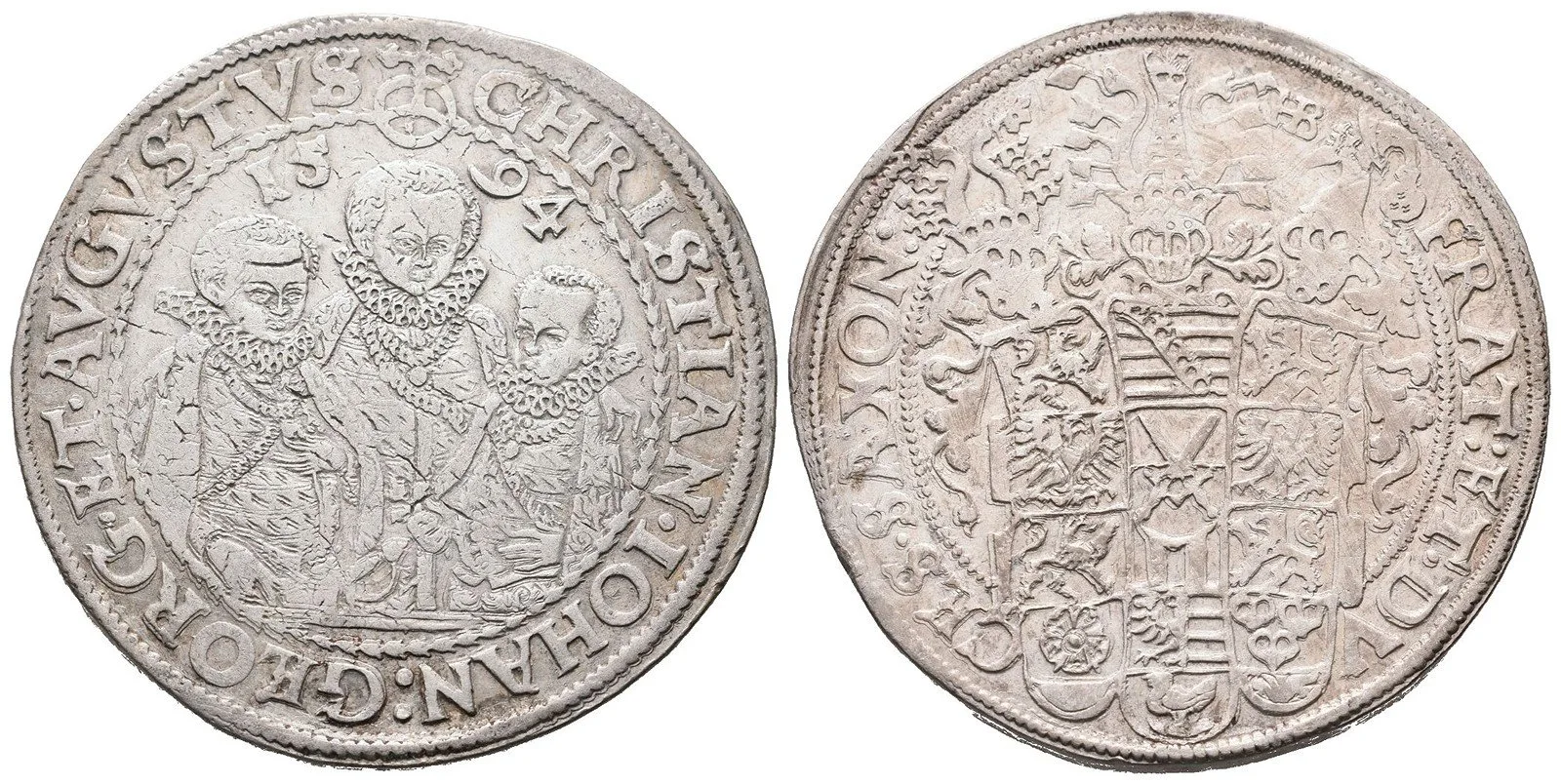 Sasko, Christian II., Johann Georg I. a August, 1591 - 1611 — 1