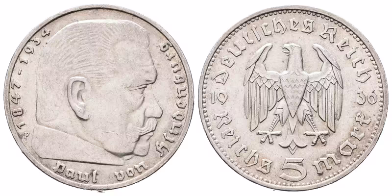III. říše, 5 Marka 1936 F