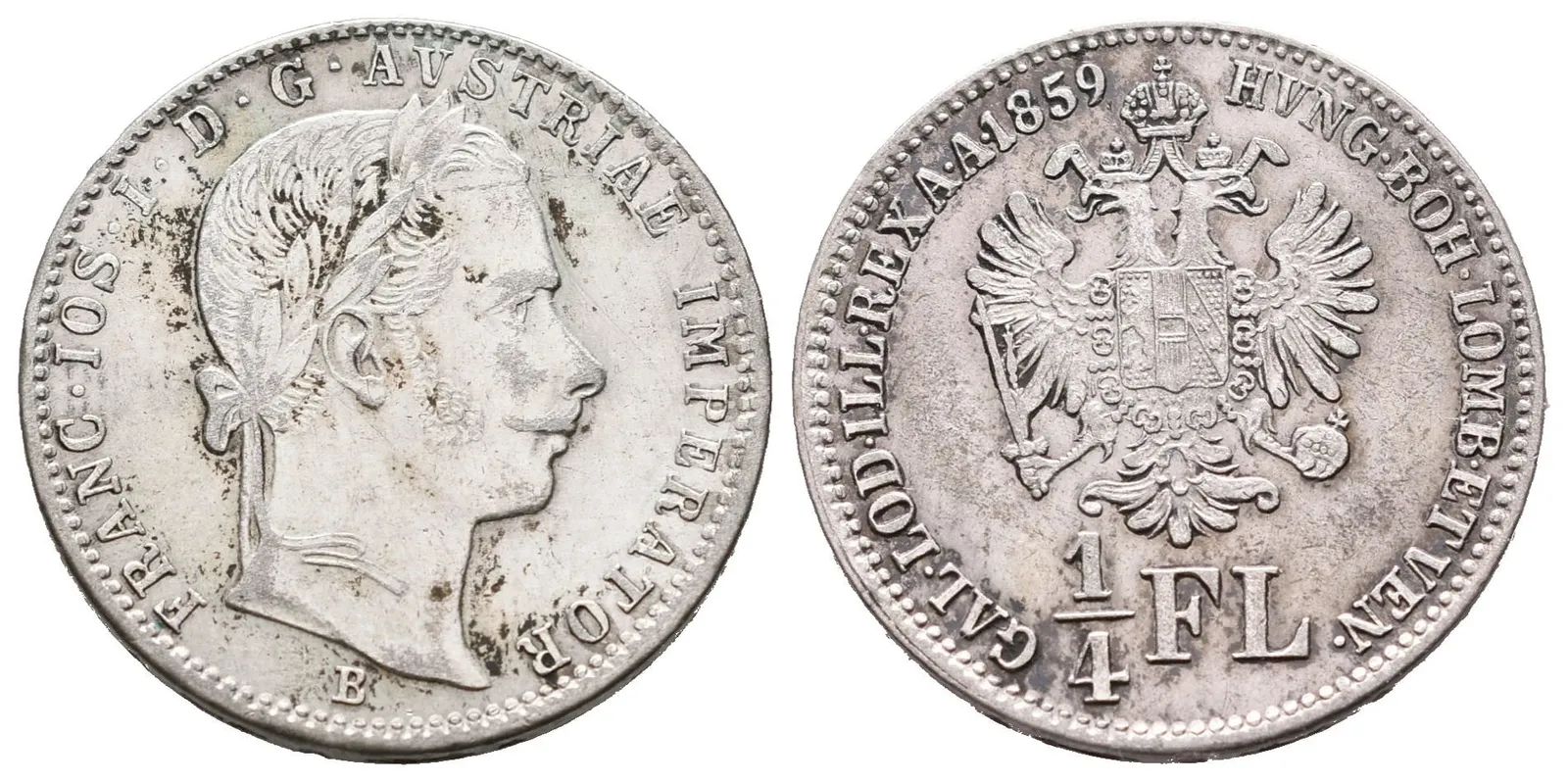 1/4 Zlatník 1859 B