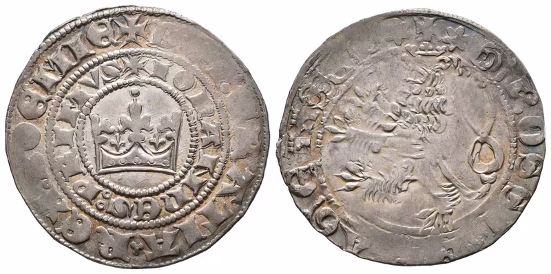 Jan Lucemburský, Pražský groš, Castelin 36