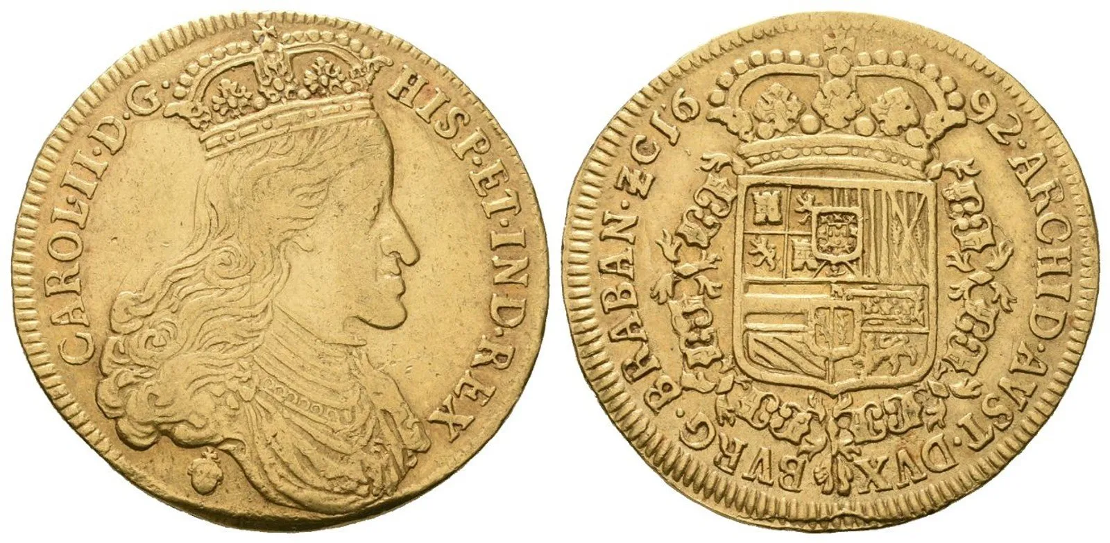 Belgie - Brabant, Karel II. španělský, 1665 - 1700 — 1