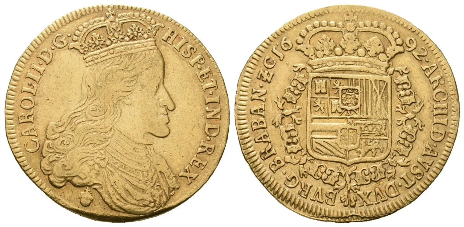 Belgie - Brabant, Karel II. španělský, 1665 - 1700 — 1