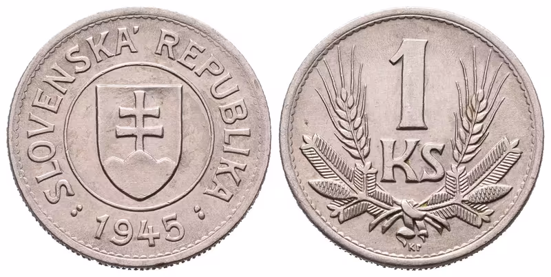 1 Koruna 1945