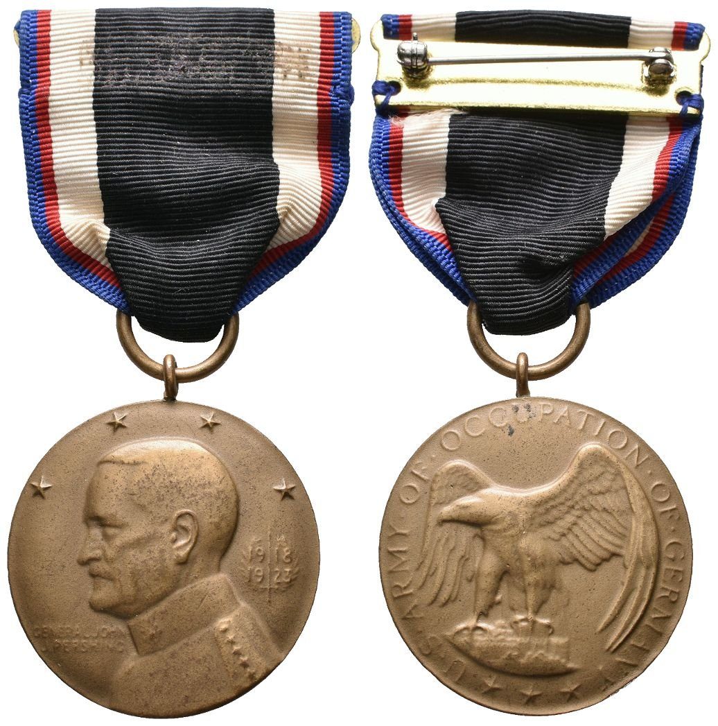 USA, Medaile na okupaci Německa