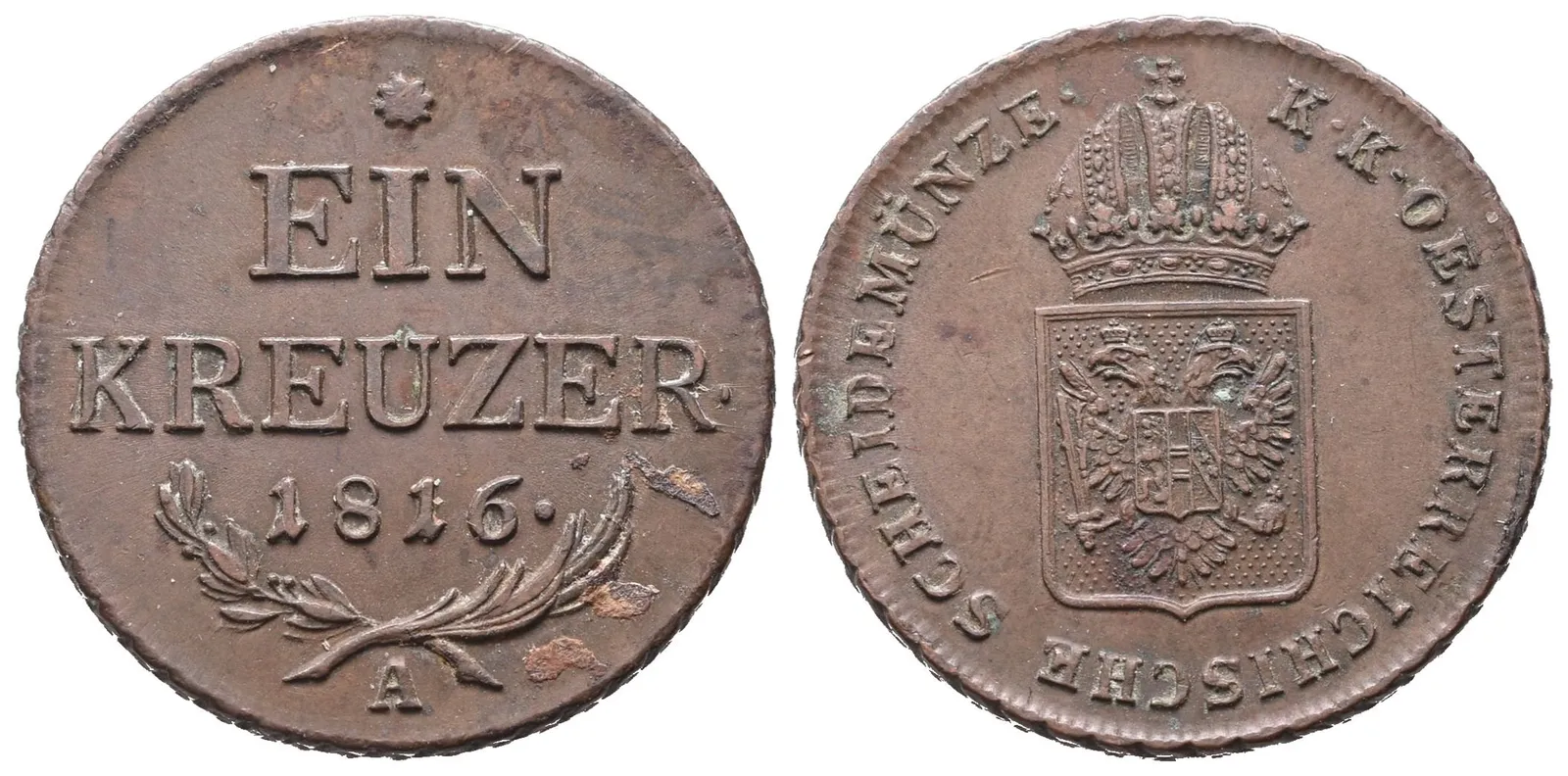 František II., 1 Krejcar 1816 A