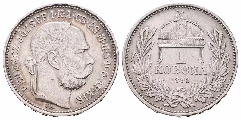 1 Koruna 1892 KB