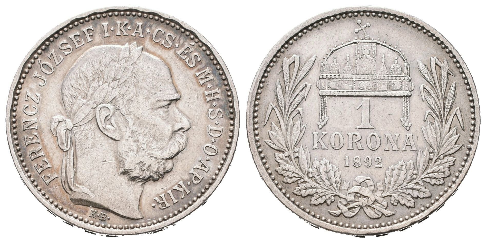 1 Koruna 1892 KB