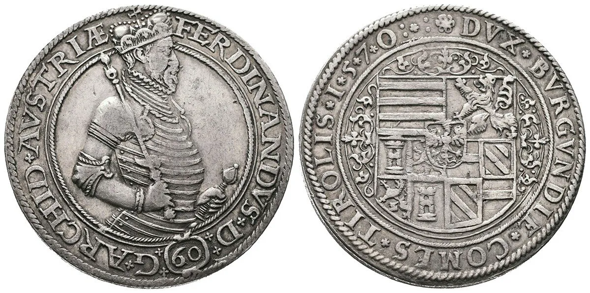 Arcivévoda Ferdinand Tyrolský, 1564 - 1595 — 1