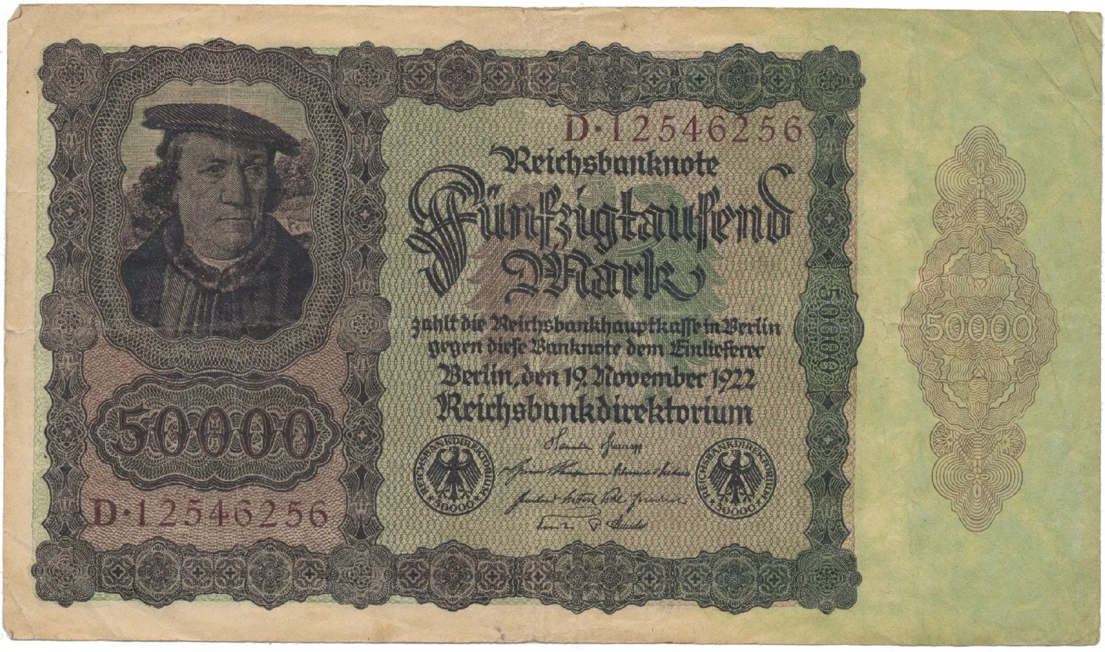 Německo, 50000 Mark 1922, Ro.78
