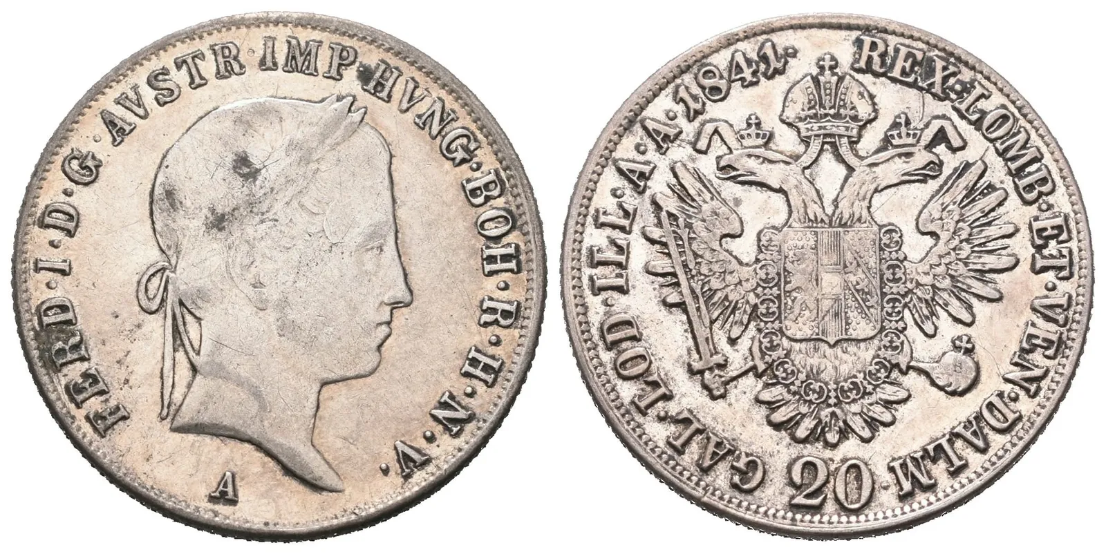Ferdinand V., 20 Krejcar 1841 A, Vídeň
