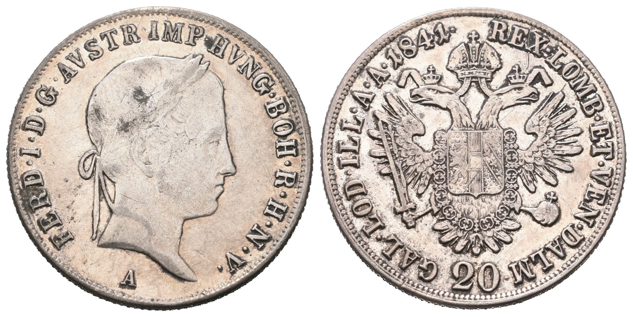 Ferdinand V., 20 Krejcar 1841 A, Vídeň