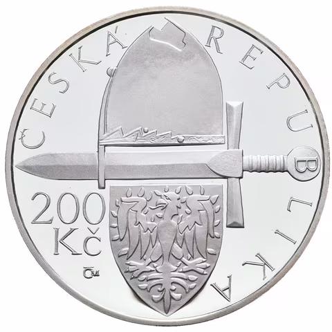 200 Kč 2006 - Vymření Přemyslovců, etue, certifikát