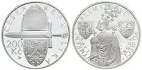 200 Kč 2006 - Vymření Přemyslovců, etue, certifikát — 1