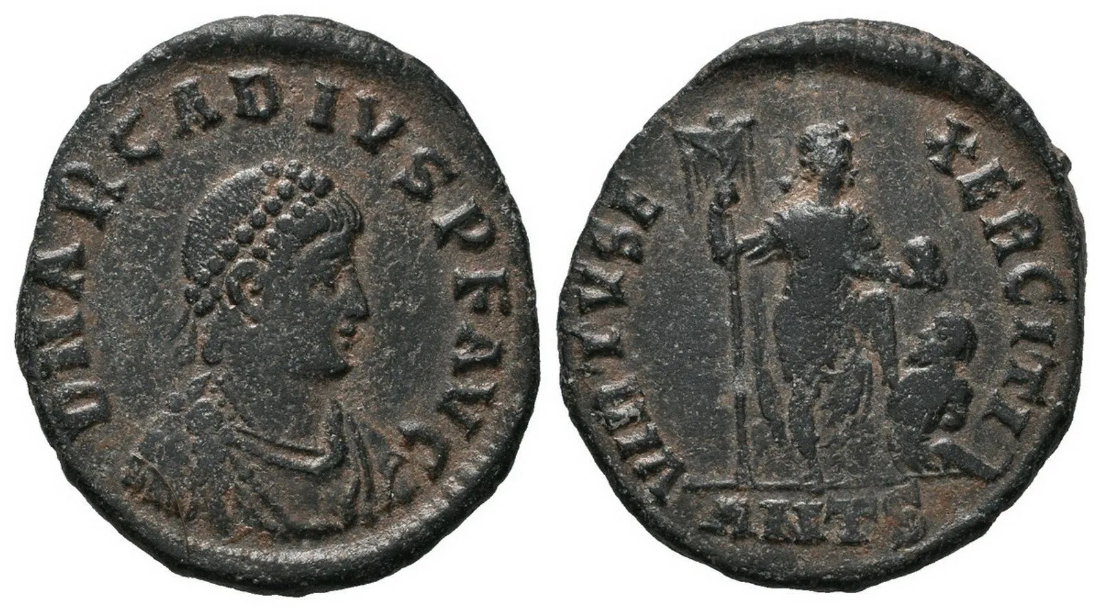 Arcadius, AE 2, Antiochia, RIC. 66f