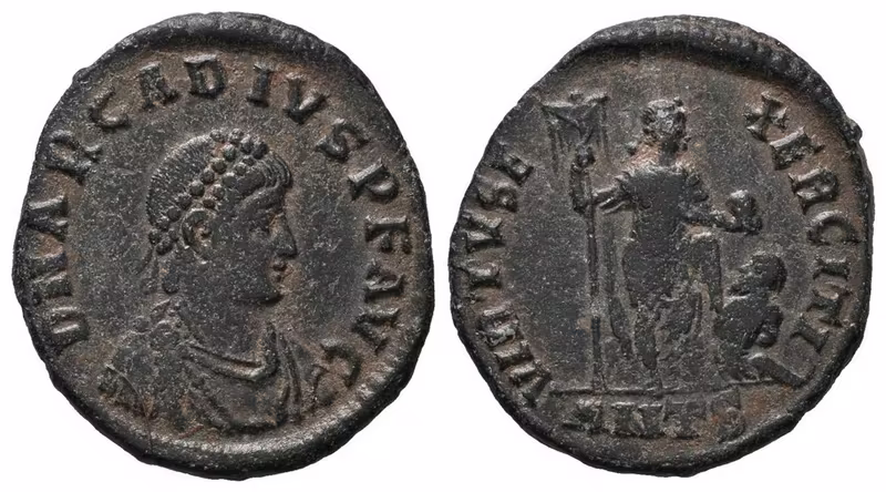 Arcadius, AE 2, Antiochia, RIC. 66f