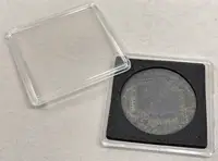 36 mm - Plastová kapsle/bublinka na mince QUADRUM - 1 kus - fotografie 2
