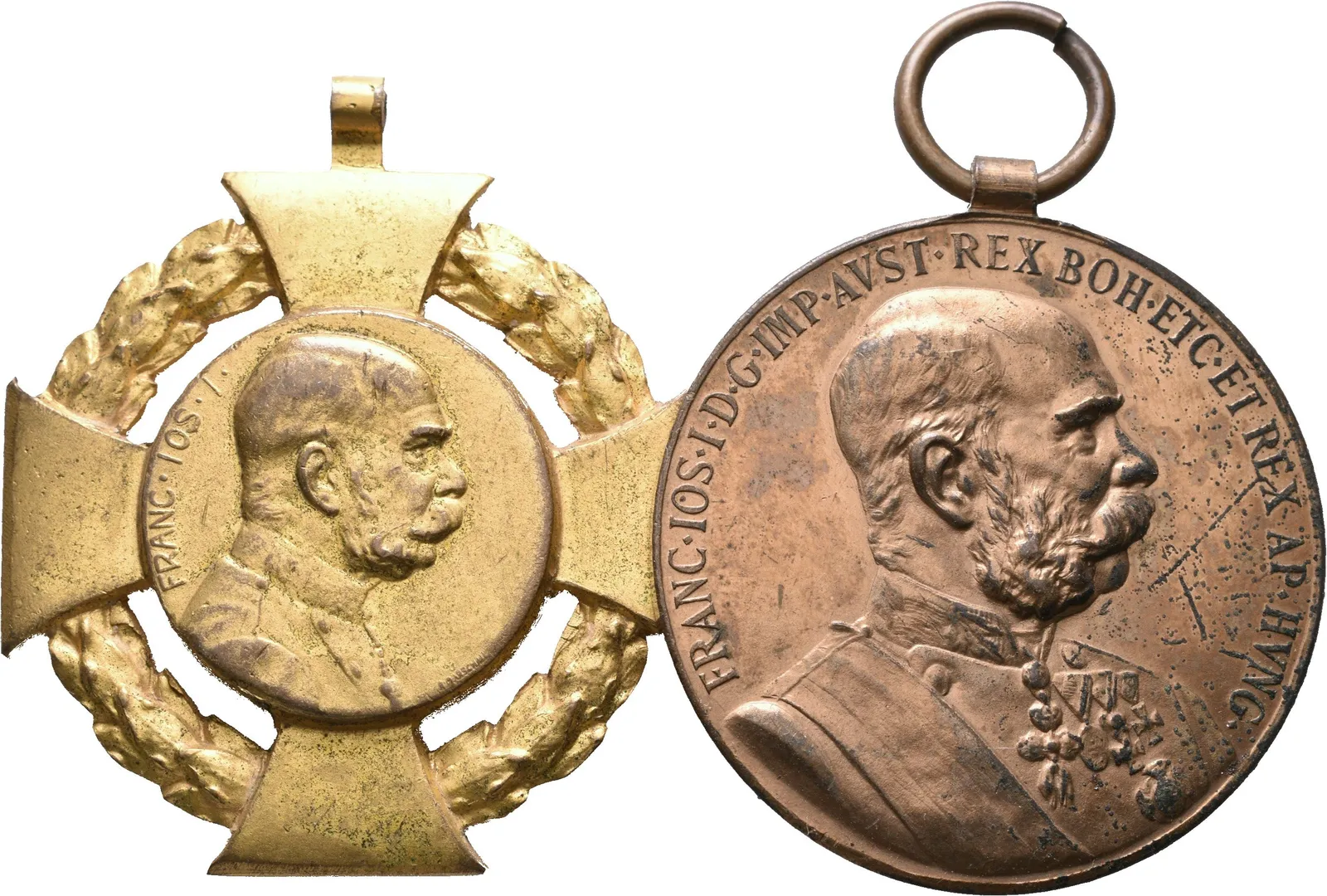 Jubilejní pamětní medaile a Vojenský jubilejní kříž