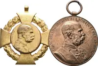 Jubilejní pamětní medaile a Vojenský jubilejní kříž