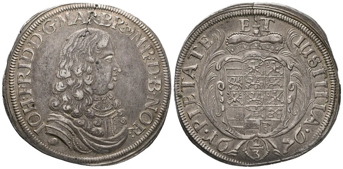 Brandenburg - Ansbach, Johann Friedrich, 1667 - 1686 — 1