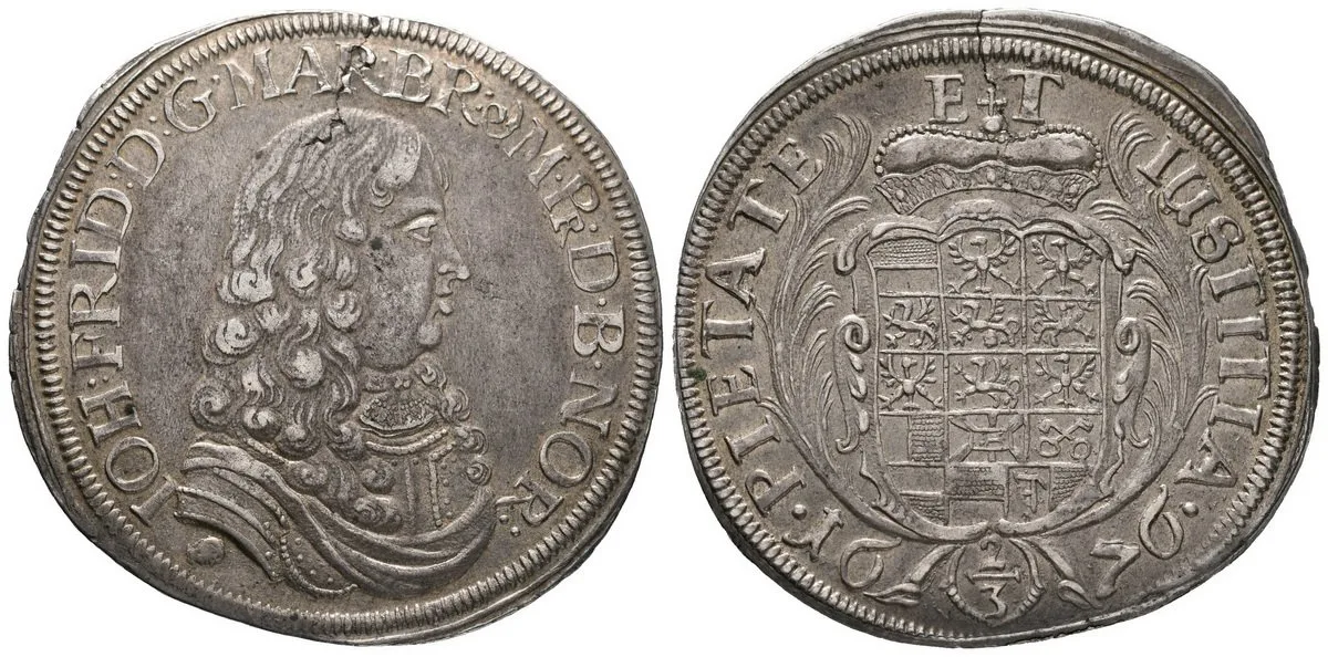 Brandenburg - Ansbach, Johann Friedrich, 1667 - 1686 — 1