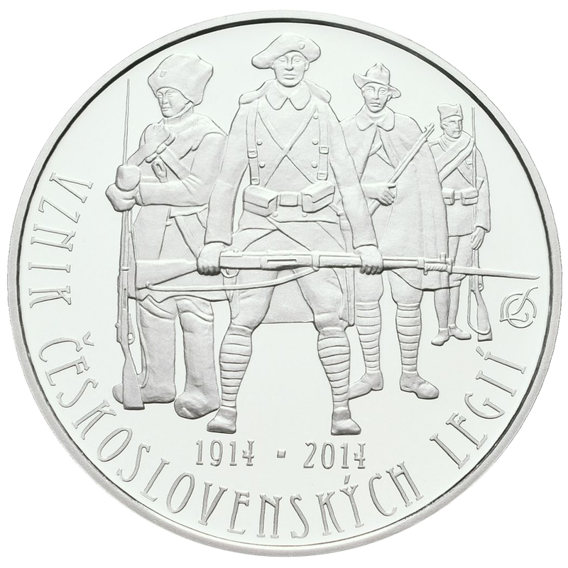 200 Kč 2014 - Československé legie, PROOF