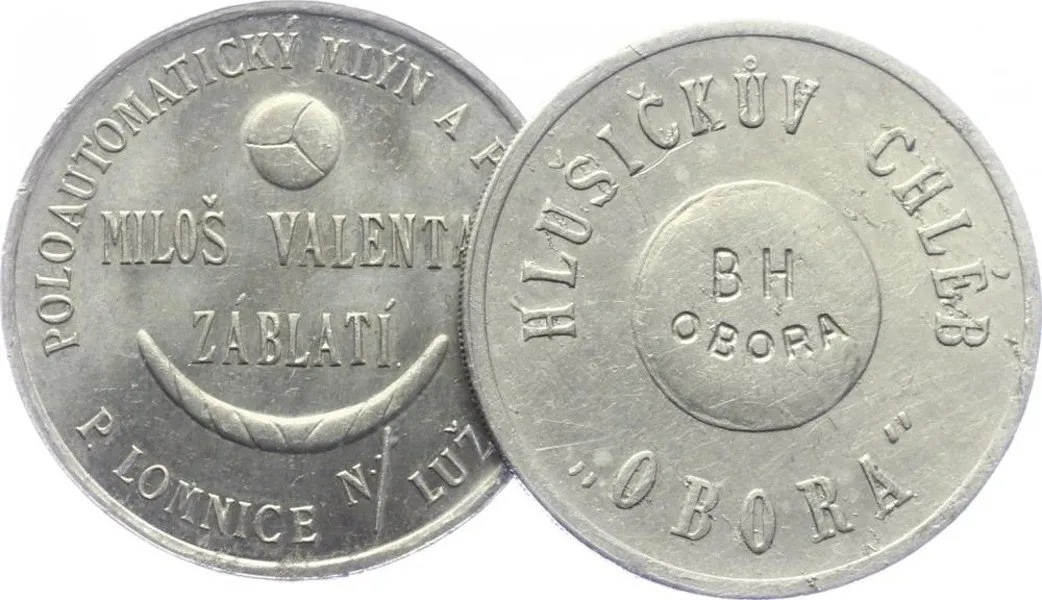 Účelové známky na chléb — 1