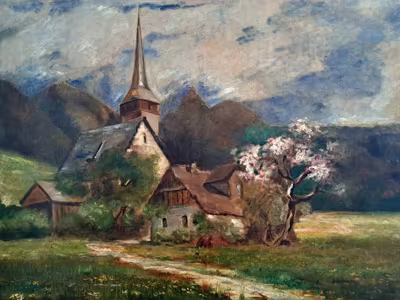 Ladislav Mednyánszky: Ladislav Mednyánszky (1852 - 1919) - Cesta ke kostelu