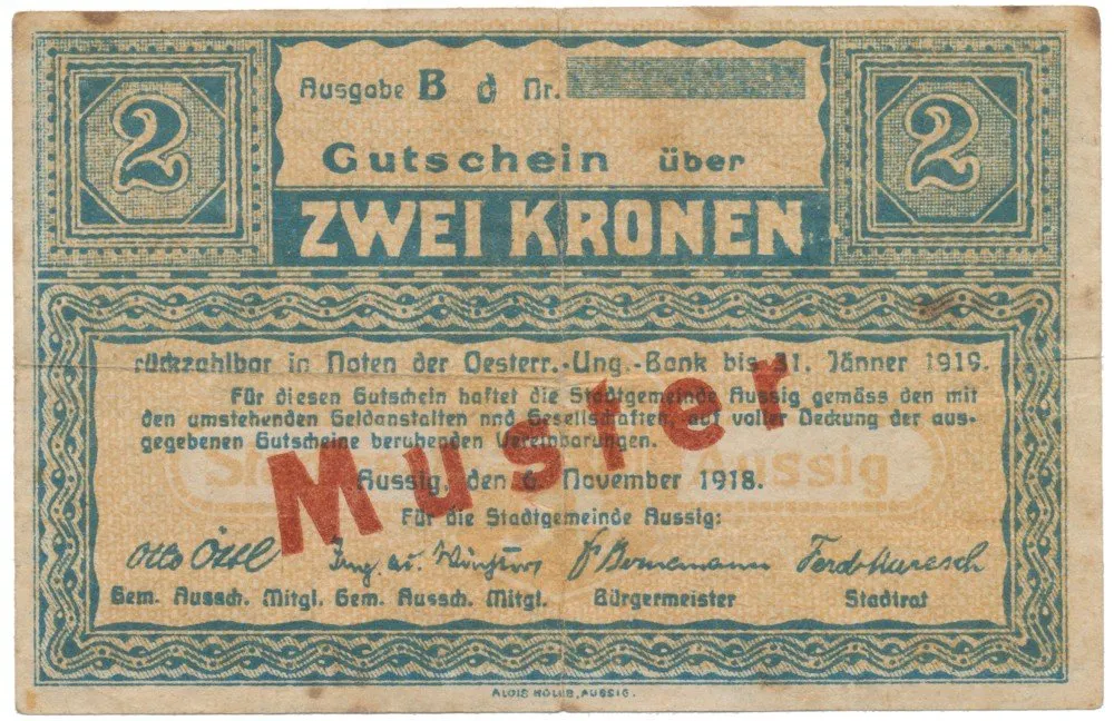 Nouzovky české od roku 1914 — 1