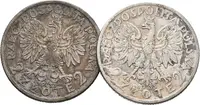 Polsko, 2 Zloté 1933 - 2 kusy - fotografie 2