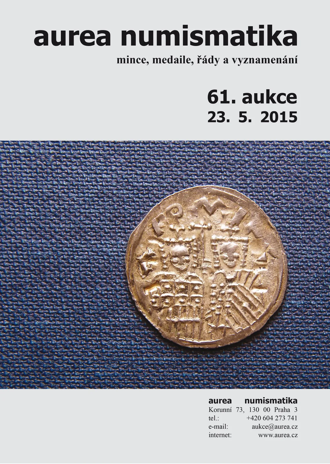 61. Aukce - mince, medaile, řády a vyznamenání
