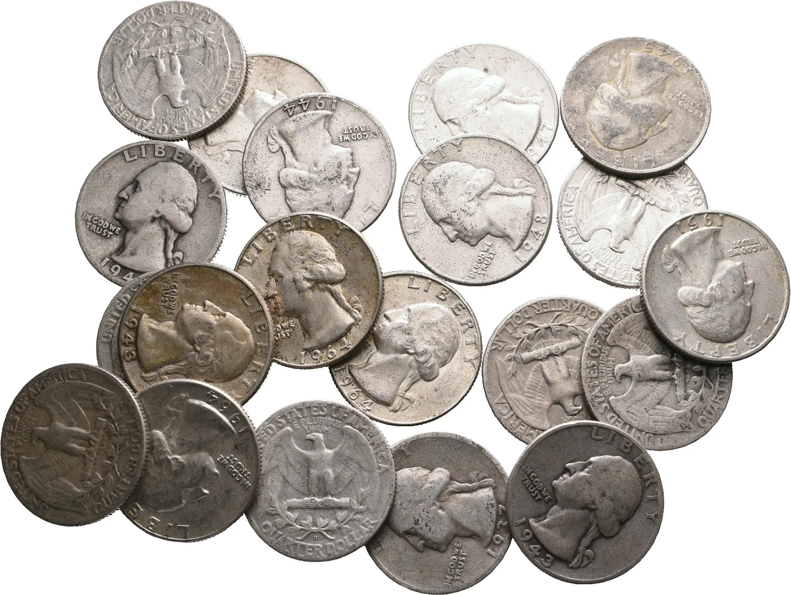 USA, 1/4 Dollar 1932 - 1964 - George Washington